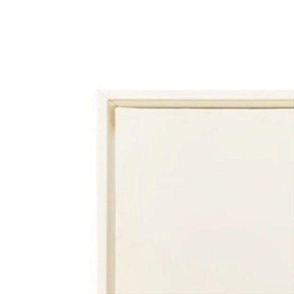 Moldura Para Tela Painel Branca 0219 - Canaleta