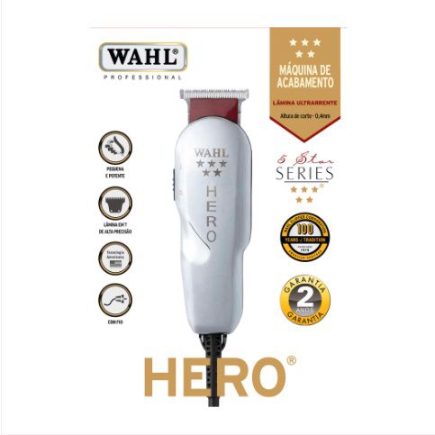 Maquina de Acabamento Wahl Hero Bivolt