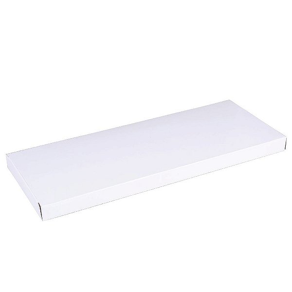 Caixa de presente p/ gravata 34x13x2cm - branca