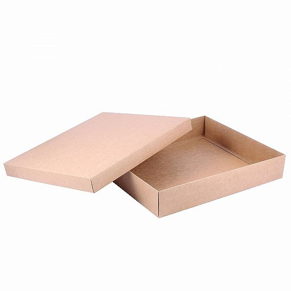 Caixa tampa e base 32,5x28x5,5cm - kraft
