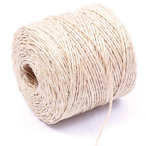 Fio de Sisal bobina c/250gr. - natural