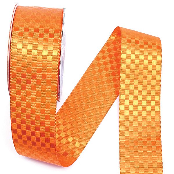 Fita 38mm c/10mts - laranja  nº1417