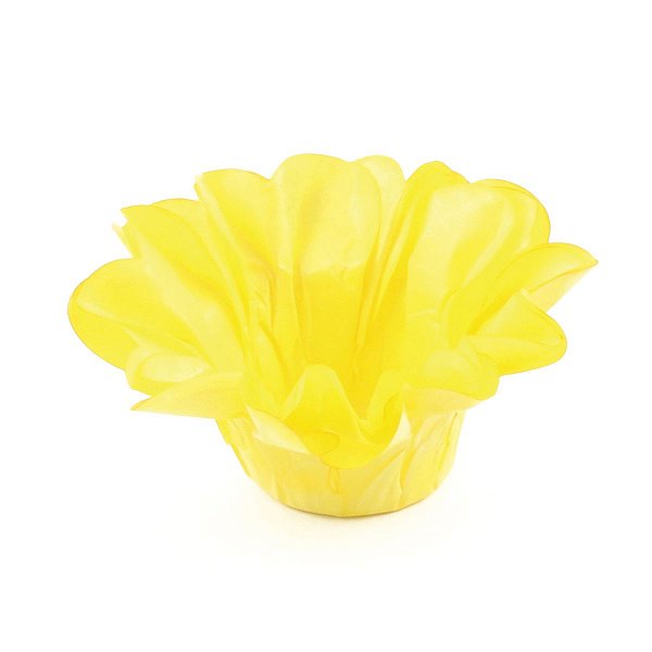 Forminhas para doces Bouganville Ravena cx c/40UN - amarelo vivo