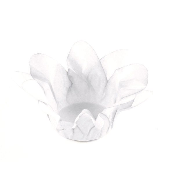 Forminhas para doces Lírio cx c/40UN - branca