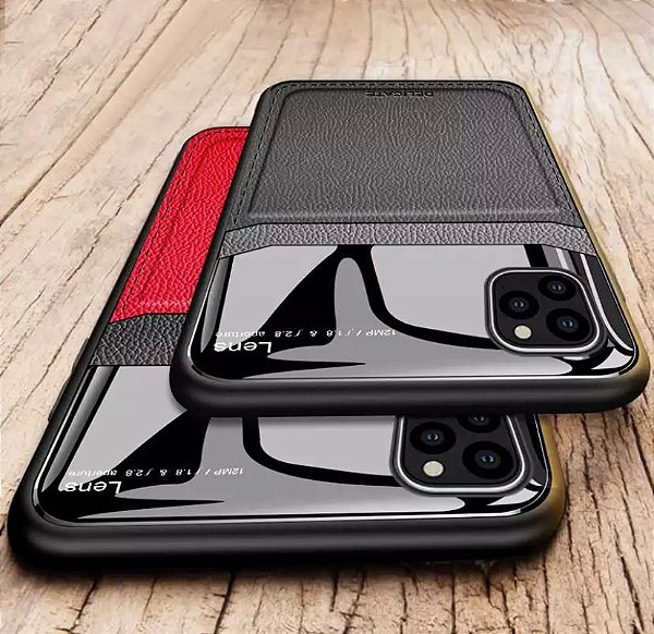 Capa Couro iPhone 11 Pro e 11 Pro Max marrom – Infinito