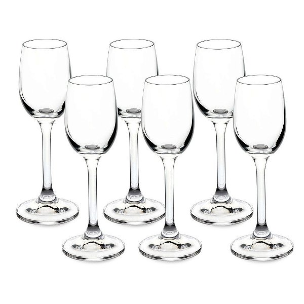 Jogo de Taças para Licor Gastro 6Pçs Bohemia 65ML
