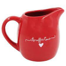 Leiteira L'amour 245ml em Porcelana Vermelha