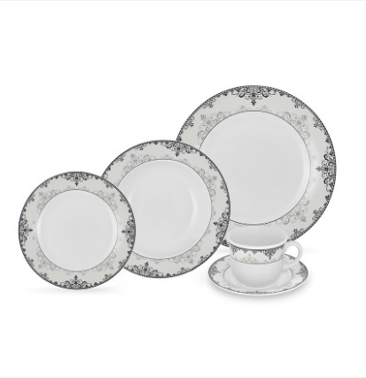 Aparelho de Jantar 20 Peças Liliana Porcelana