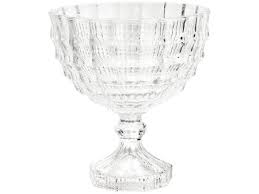 Centro de Mesa de Cristal Redondo Wolff Mauricius 23x24,5cm