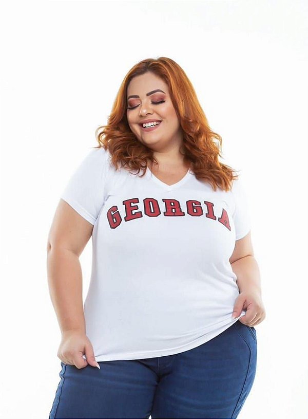 T-shirt  Georgia Branca XP ao G5