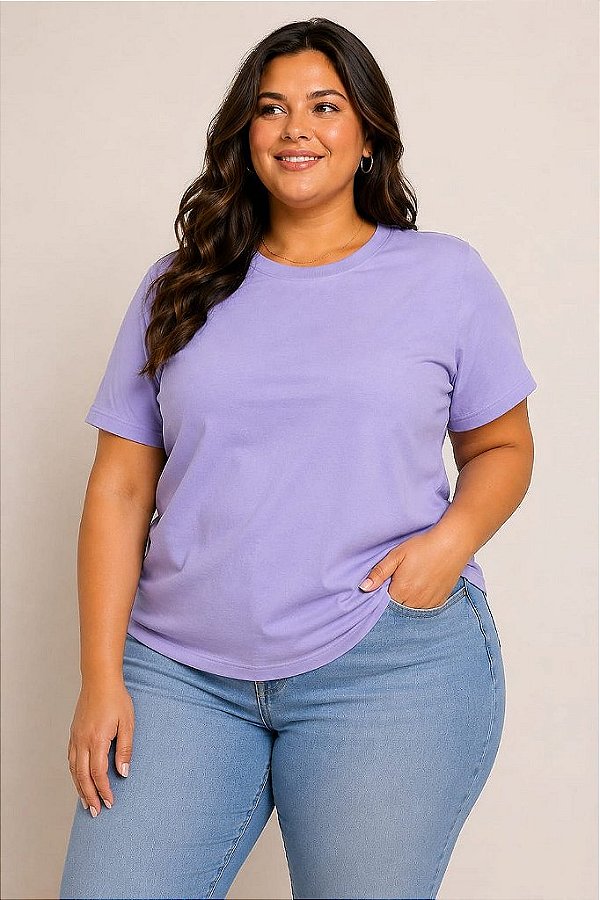 Camiseta Básica Feminina Pequenos Defeitos Plus Size XP ao G5
