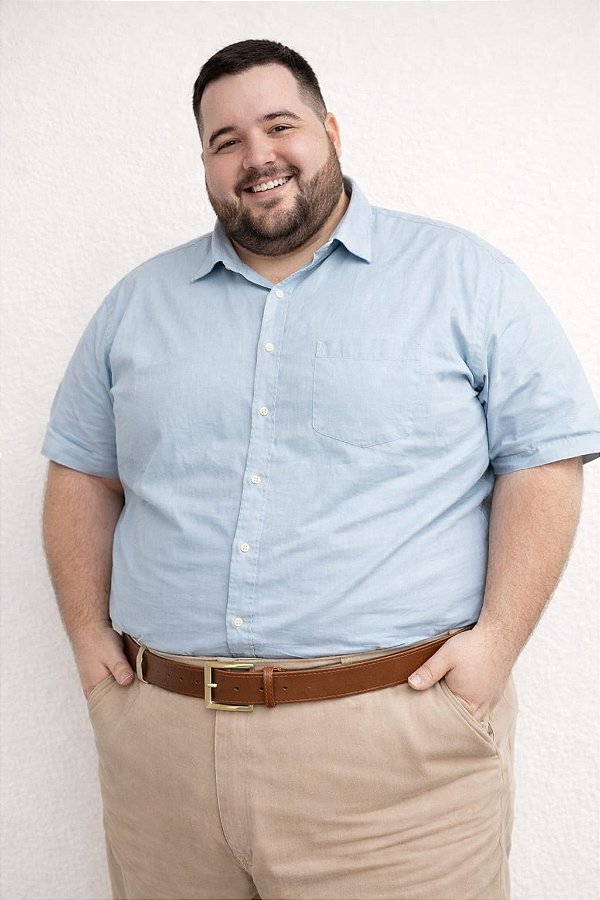 Cinto Masculino Social Plus Size Largo 4cm Extra Grande MARROM