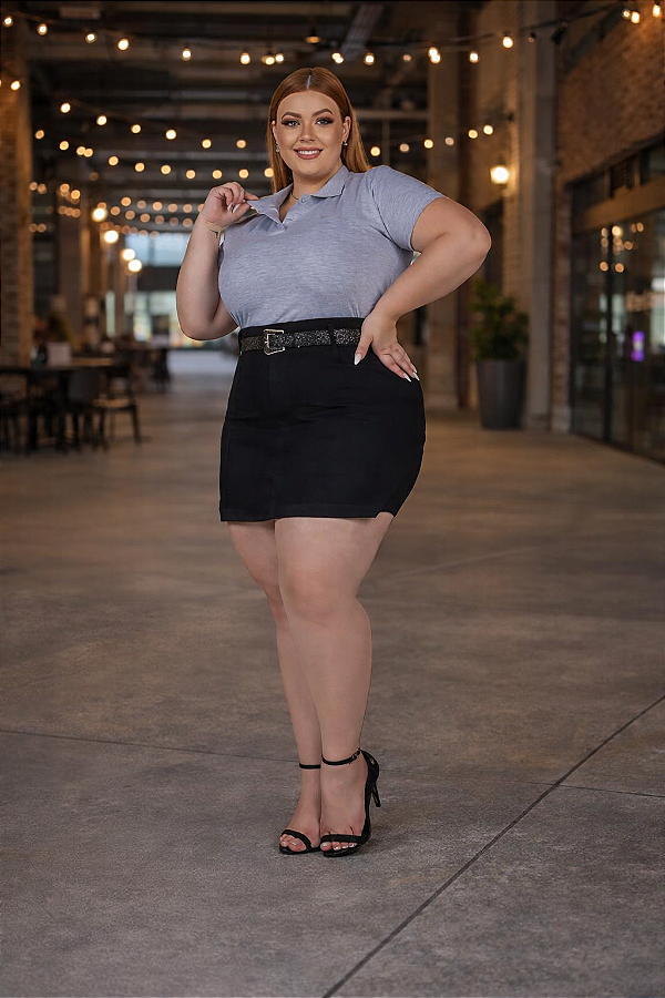 Cinto Feminino Plus Size 3cm 150 cm Preto