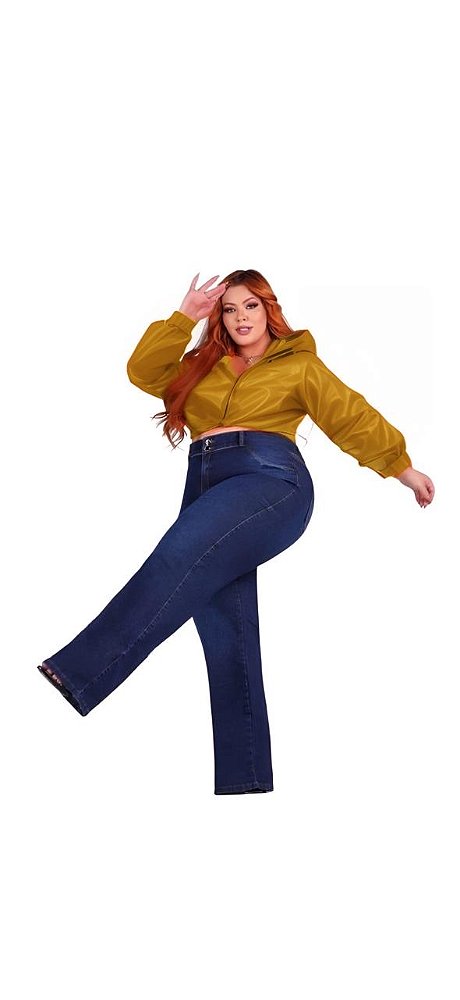 Calça Jeans Wide Leg Plus Size 44 ao 70 3436