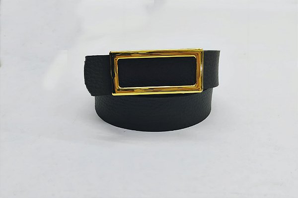 Cinto Feminino Plus Size 3cm 160 cm Preto