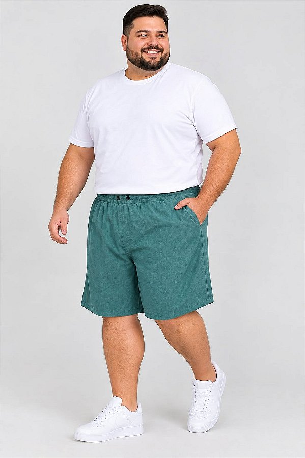 Bermuda Masculina Tactel Elastano Plus Size Cores Variadas