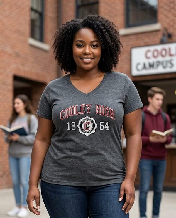 T-Shirt Feminina Cinza Chumbo Mescla Plus Size Xp ao G5