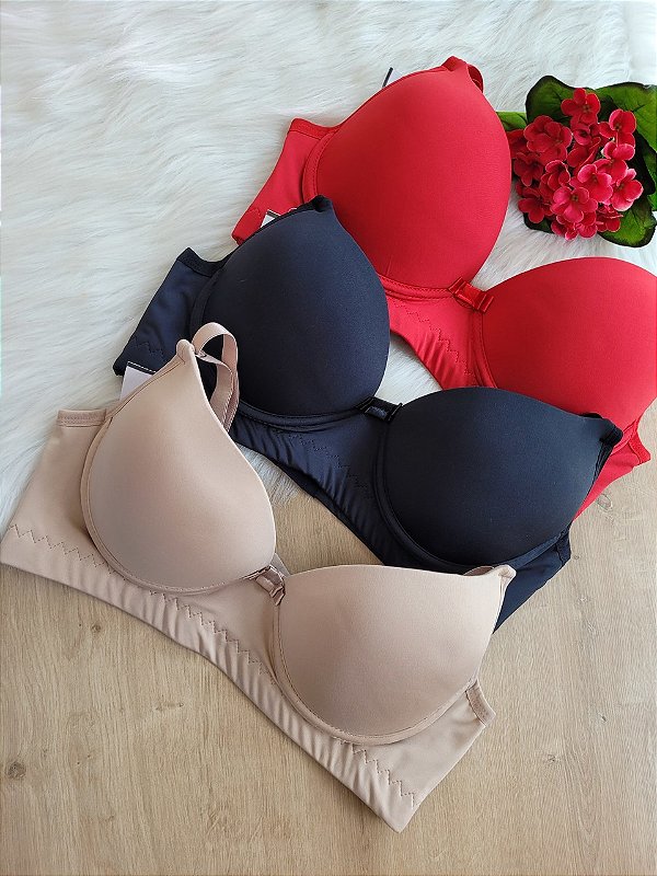 Sutiã Plus Size com bojo básico