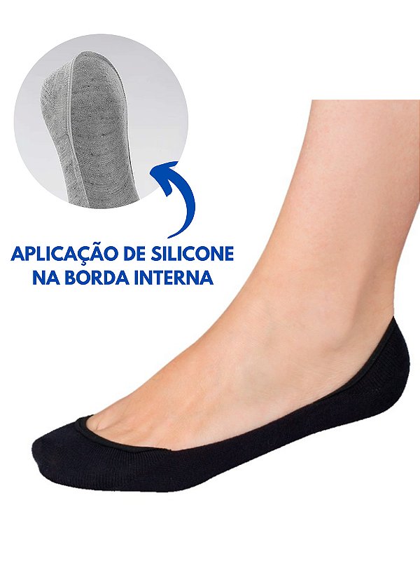 Meia Sapatilha Lupo Invisível