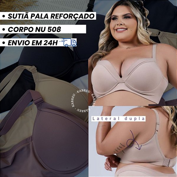Sutiã Reforçado com bojo | Sutiã Corpo Nu 508