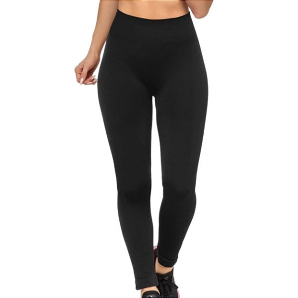 Calça Legging sem Costura Fitness Jacquard