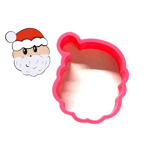 Cortador Papai Noel 7cm - D240107