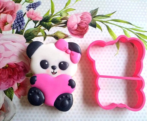 Cortador Pandinha Love 8cm