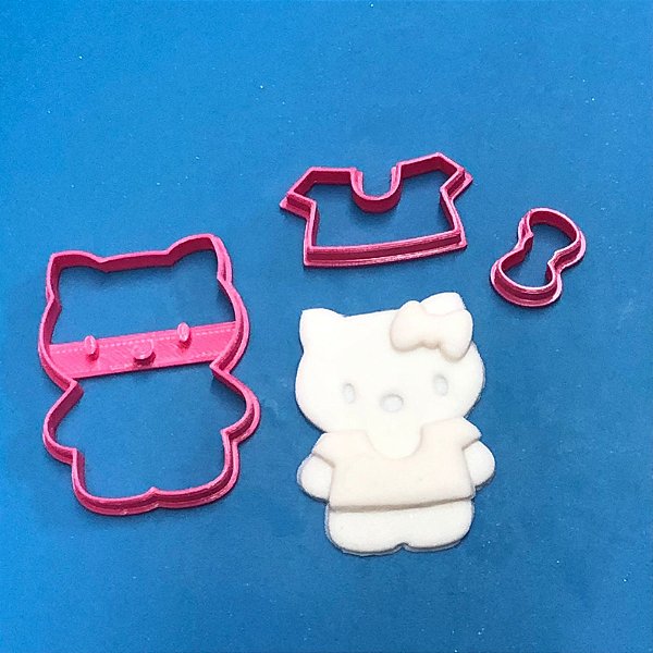 Cortador/Marcador Hello Kitty - Para Pasta