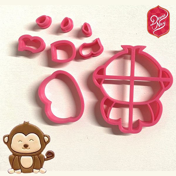 Cortador Macaco Safari 5cm