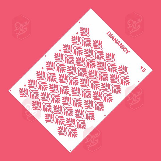 Estêncil Diananicy Nº 46 - Stencil Ramos