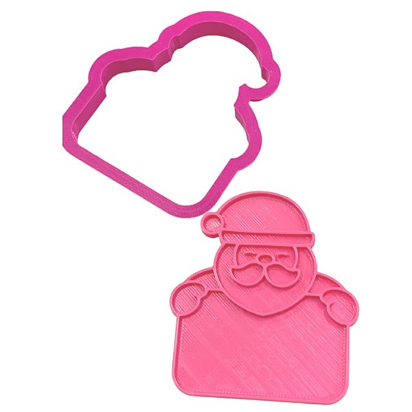 Cortador e Marcador Papai Noel Placa - D240091