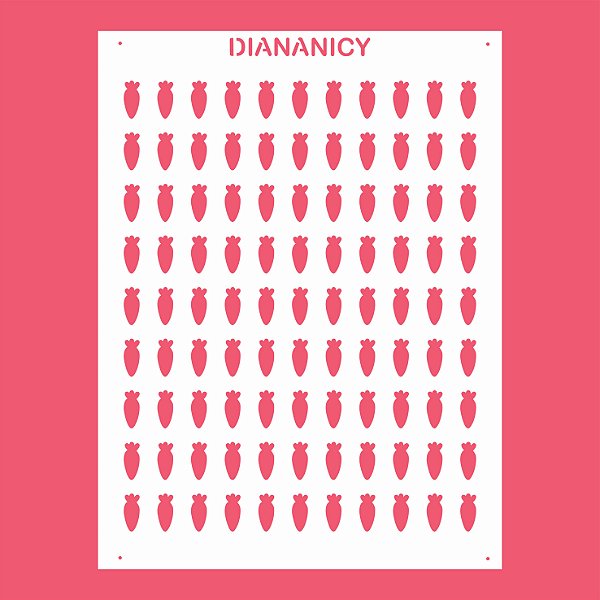 Estêncil Diananicy Nº 193 - Stencil CENOURA