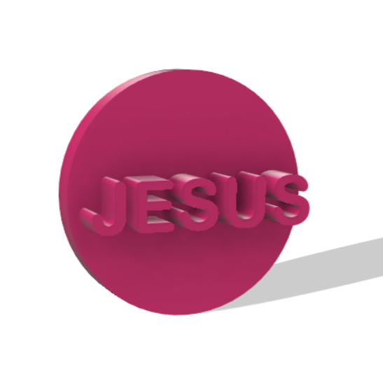 Marcador para Doces/Brigadeiros Tema Jesus