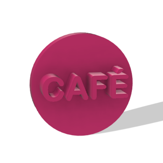 Marcador para Doces/Brigadeiros Tema Café
