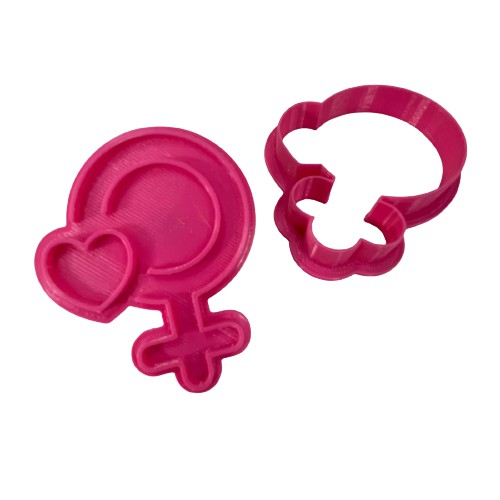 Cortador e Marcador Símbolo Feminino