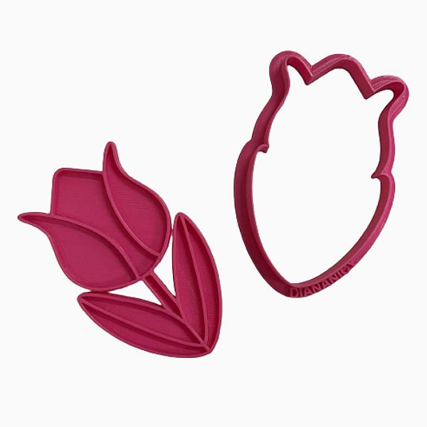 Cortador e Marcador Flor Tulipa