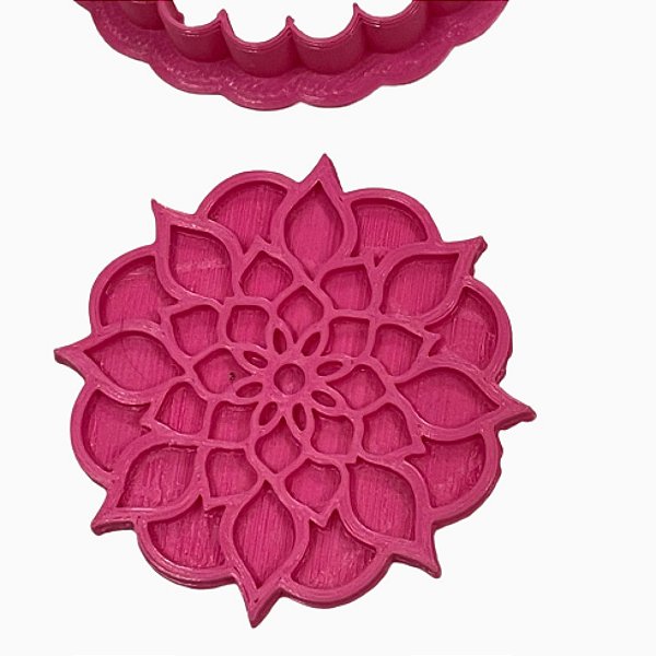 Cortador e Marcador Mandala Floral