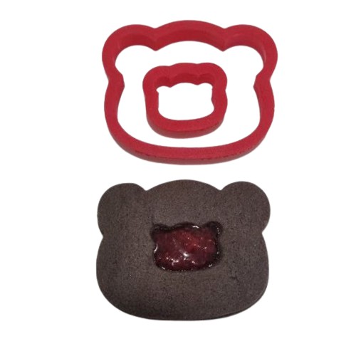 Cortador Linzer Cookie Urso