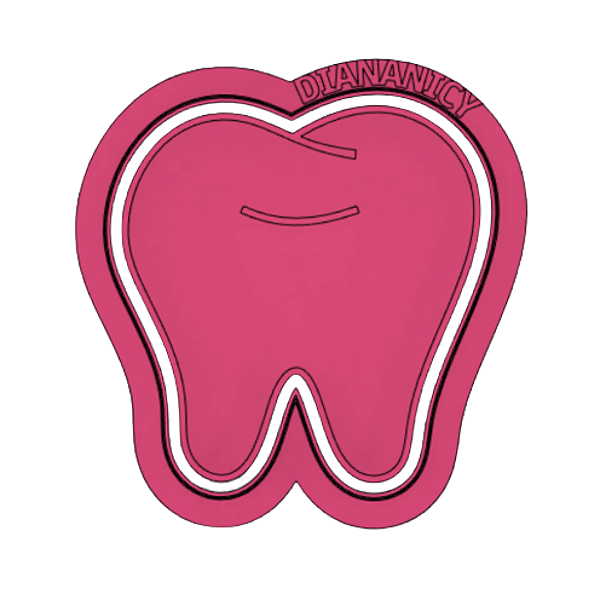 Cortador e Marcador Dente 6cm - D251315