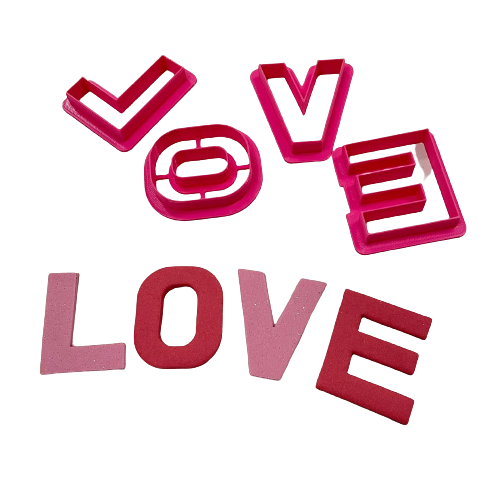 Cortador Alfabeto Letras LOVE