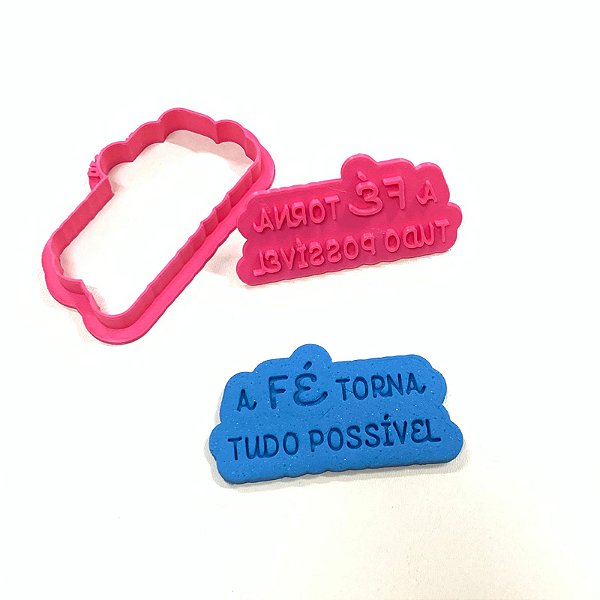 Cortador e Marcador a Fé Torna Tudo Possível