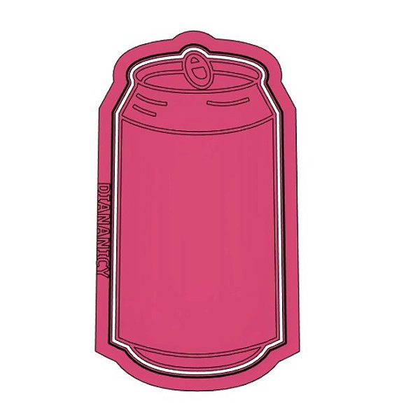 Cortador e marcador lata cerveja 10cm