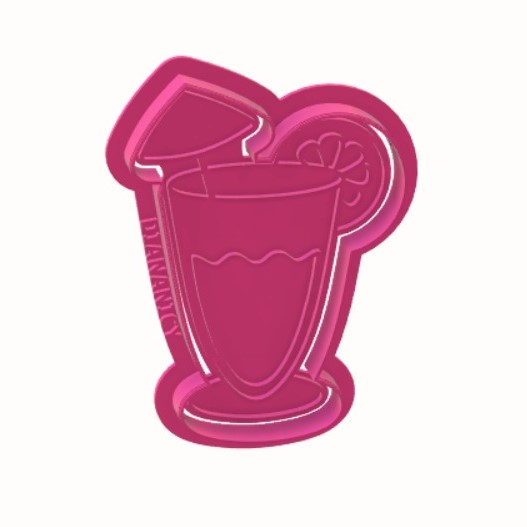 Cortador e marcador drink 8cm