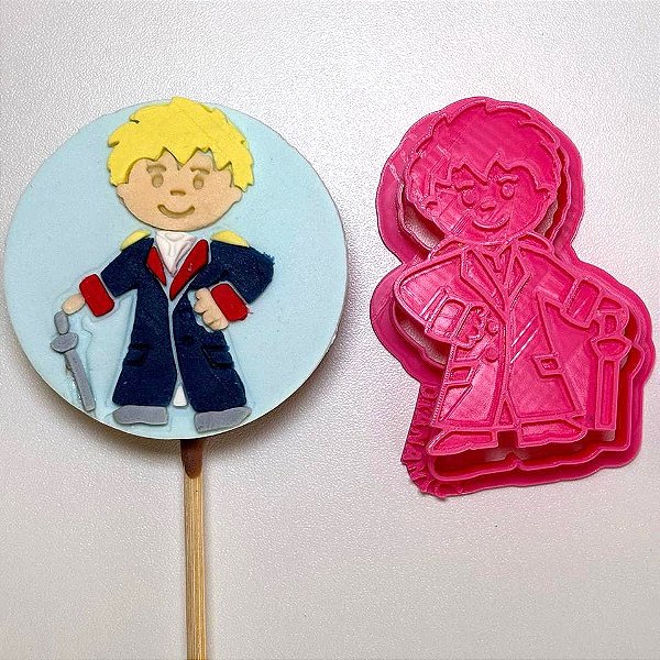 Cortador e marcador pequeno principe 7cm
