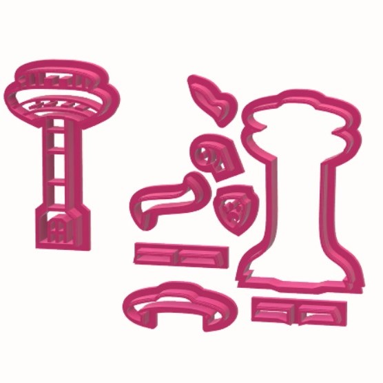 cortador torre patrulha canina 6cm