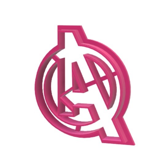 Cortador vingadores - símbolo 5cm - D250648