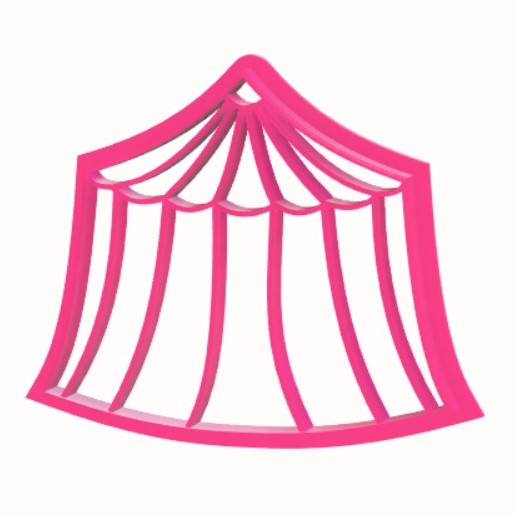 Cortador e marcador tenda de circo