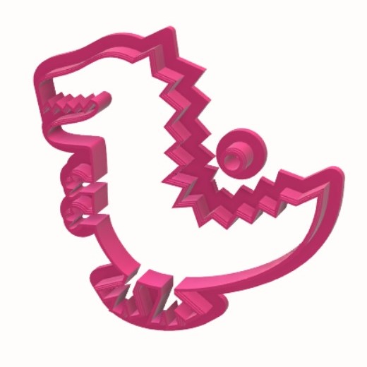 Cortador dinossauro Peppa Pig (para pasta)