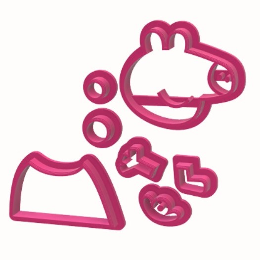 Cortador Peppa Pig