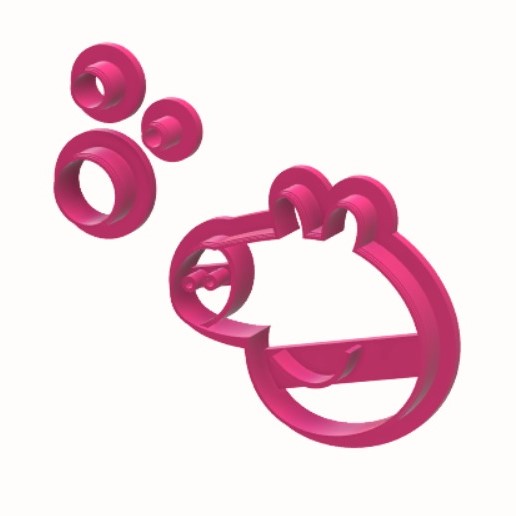 Cortador Peppa Pig cabeça